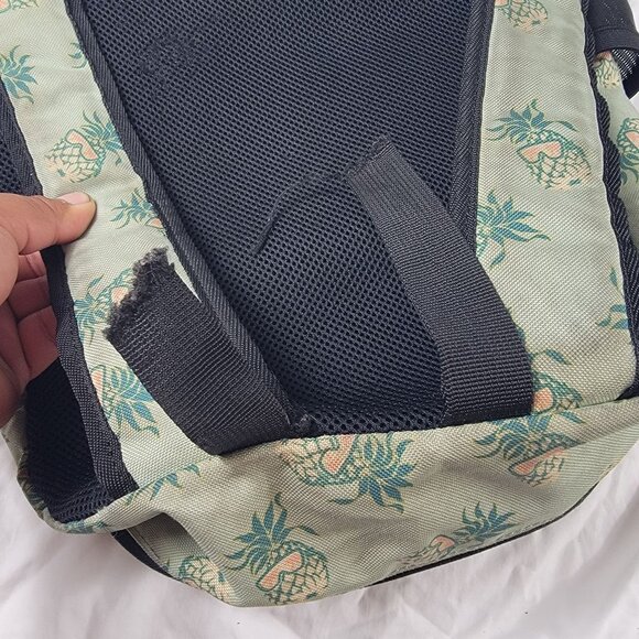 RVCA Pineapple Backpack With Baby Yoda Holder Casual Outdoors School - Picture 7 of 11